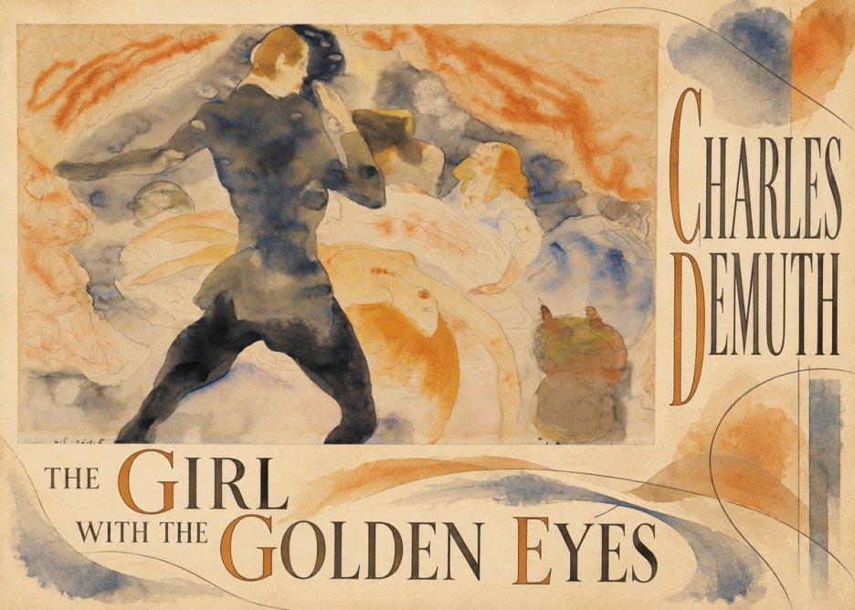 Charles Demuth The Girl with the Golden Eyes No5 - Poster