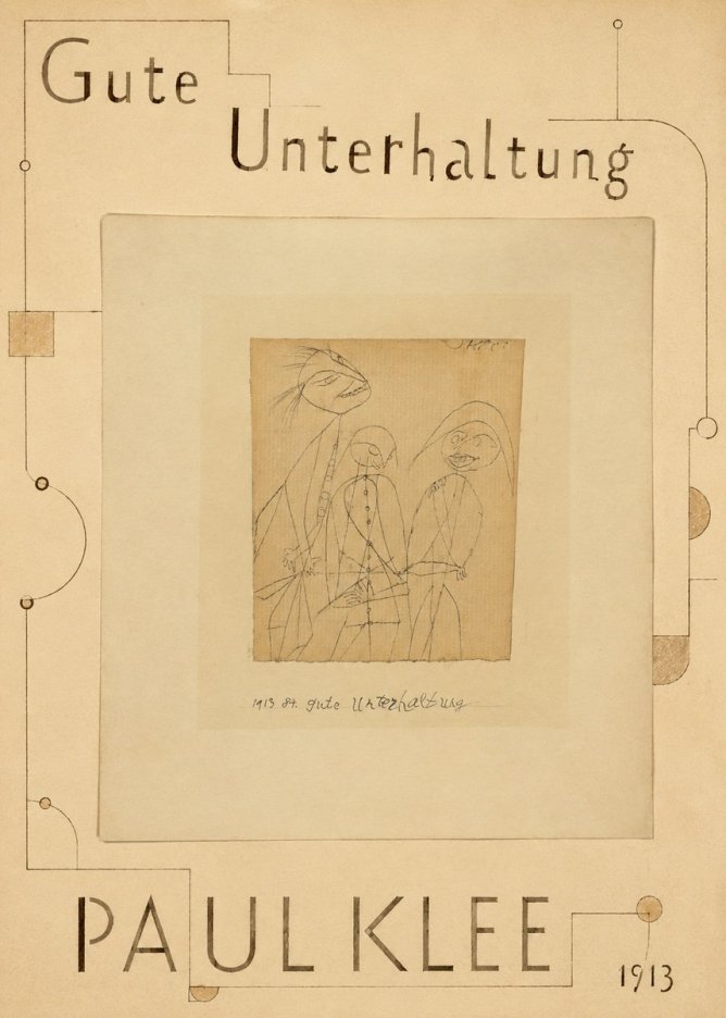 Paul Klee Gute Unterhaltung No3 - Poster