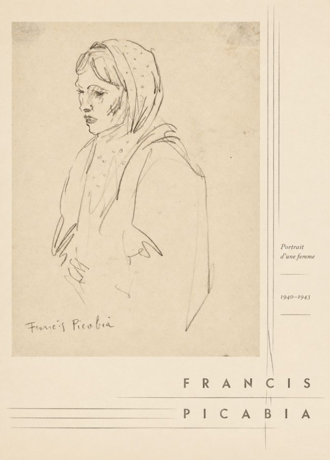 Francis Picabia Portrait D'une Femme No4 - Poster
