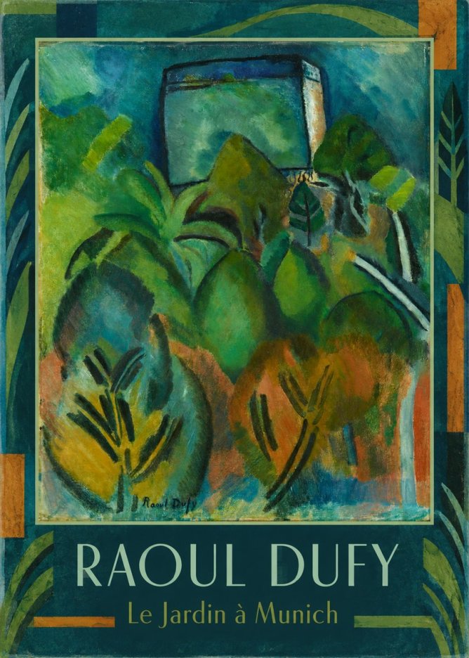 Raoul Dufy Le Jardin À Munich No1 - Poster