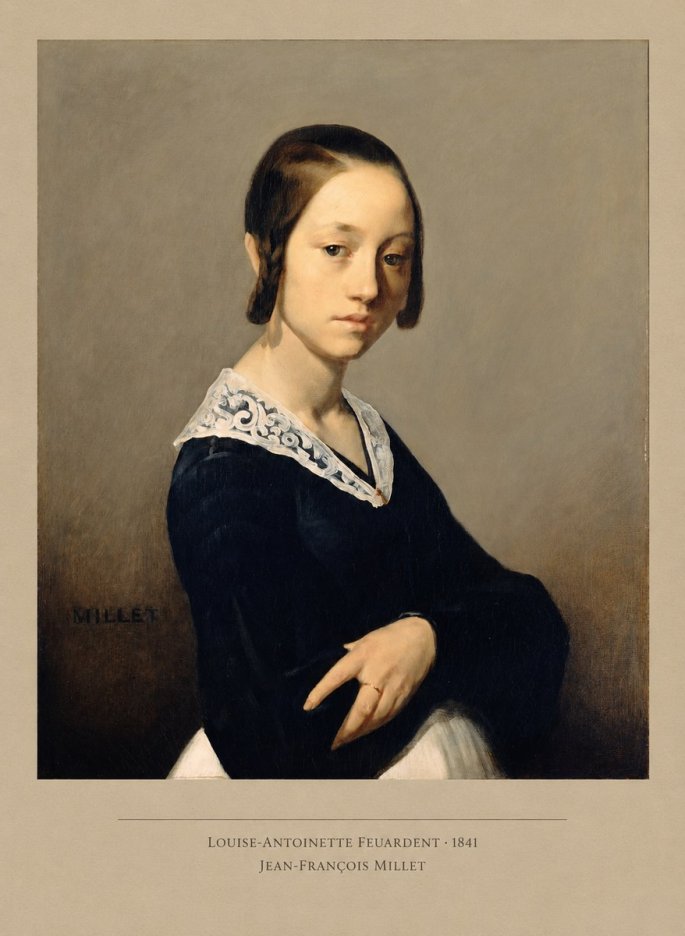 Jean-François Millet Louise-antoinette Feuardent No5 - Poster