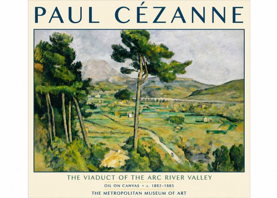 Paul Cézanne The Viaduct of the Arc River Valley No5 - Poster