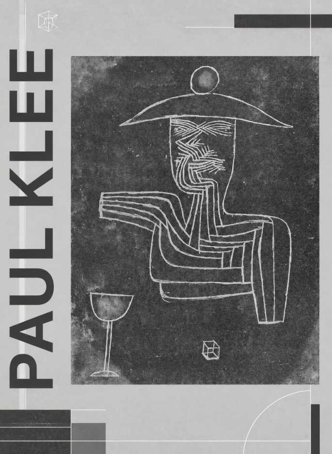 Paul Klee Figure of a Seer No5 - Poster