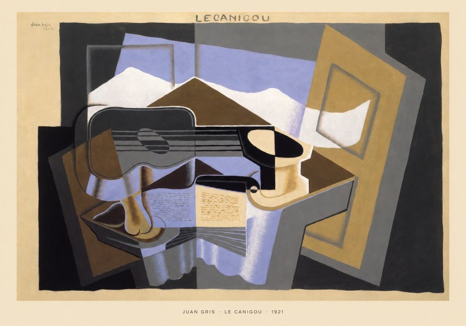 Juan Gris Le Canigou No6 - Poster