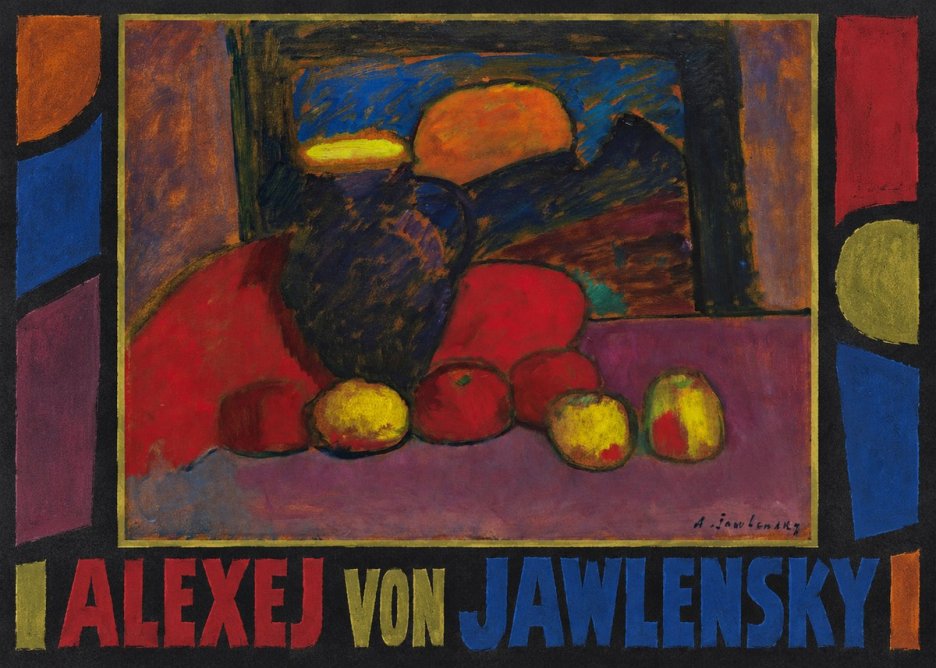 Alexej von Jawlensky Still Life with Vase and Fruit No1 - Poster