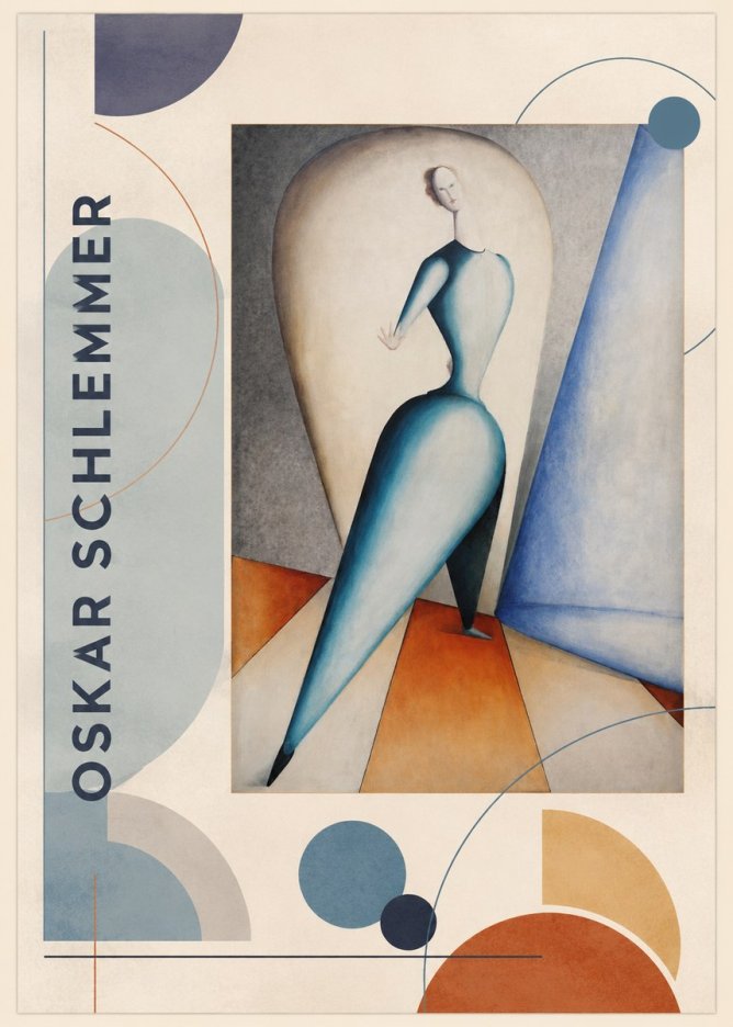 Oskar Schlemmer Oskar Schlemmer No5 - Poster