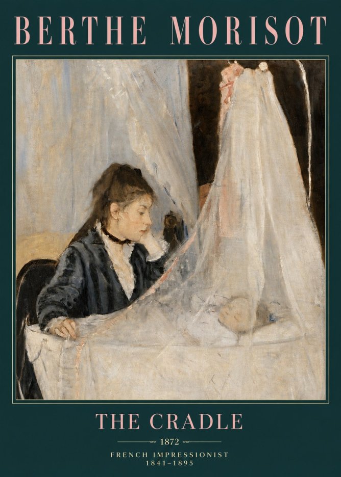 Berthe Morisot The Cradle No3 - Poster