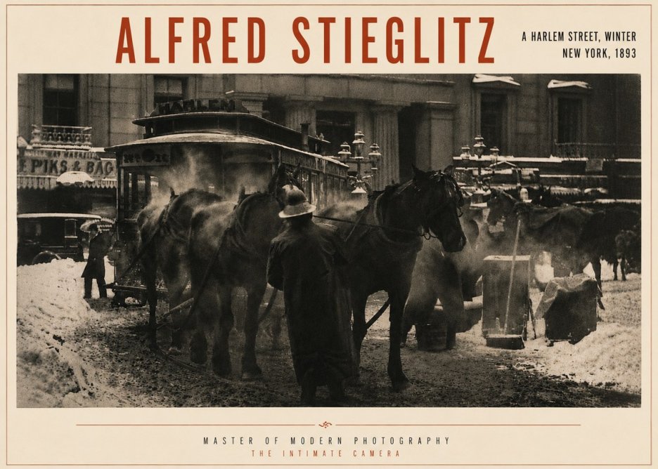 Alfred Stieglitz New York - Winter No6 - Poster