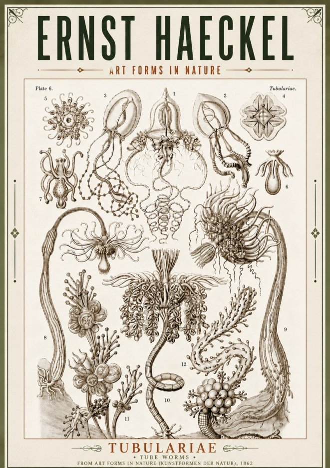 Ernst Haeckel Tubulariae No5 - Poster