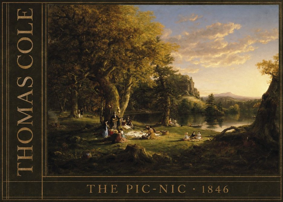 Thomas Cole The Pic-nic I No5 - Poster