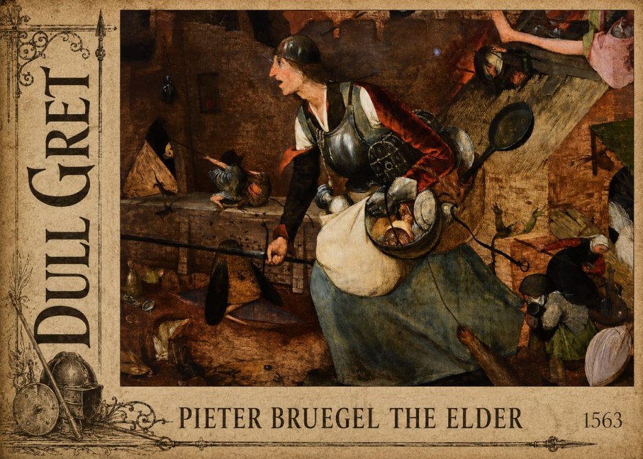 Pieter Bruegel Dull Gret II No2 - Poster