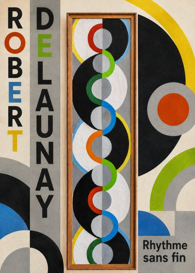 Robert Delaunay Rythme Sans Fin II No5 - Poster
