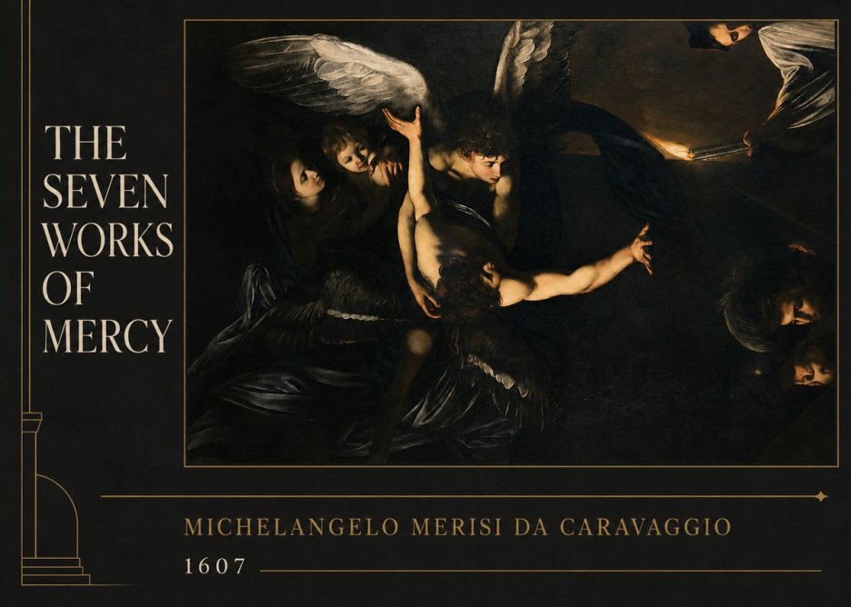 Michelangelo Merisi da Caravaggio The Seven Works of Mercy II No2 - Poster