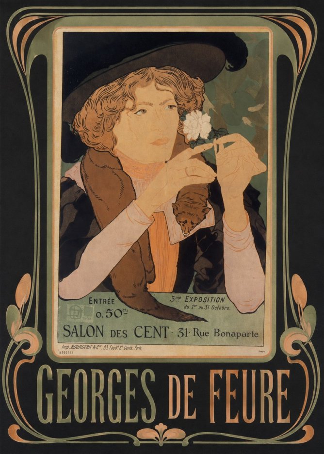 Georges de Feure Salon Des Cent No3 - Poster