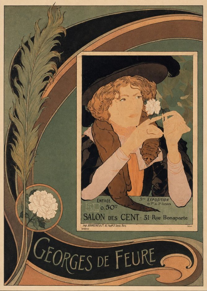Georges de Feure Salon Des Cent No6 - Poster
