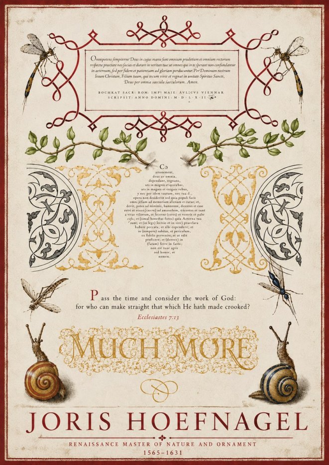 Joris Hoefnagel Memento Mori No6 - Poster