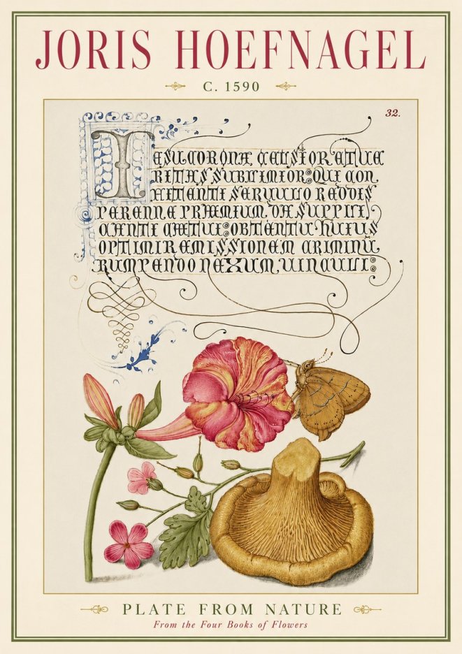Joris Hoefnagel A Study of Nature II No5 - Poster