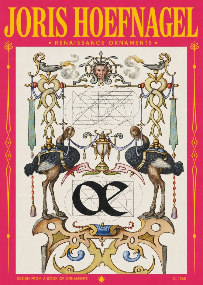 Joris Hoefnagel Ornamental Study I No4 - Poster