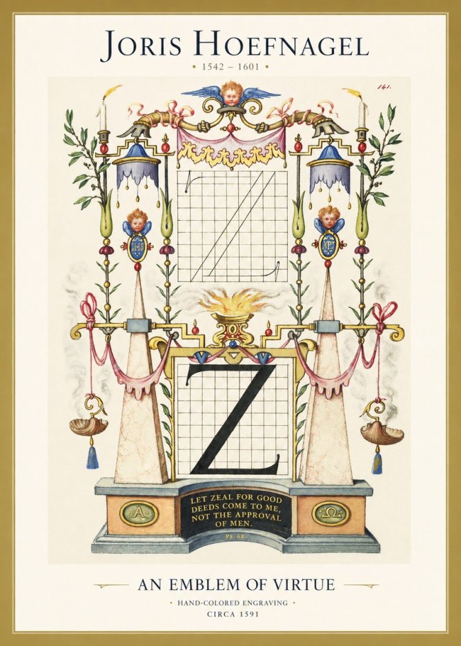Joris Hoefnagel The Z Table No2 - Poster