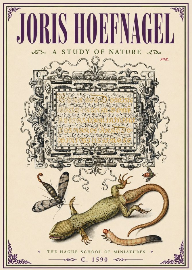 Joris Hoefnagel A Study of Nature III No4 - Poster