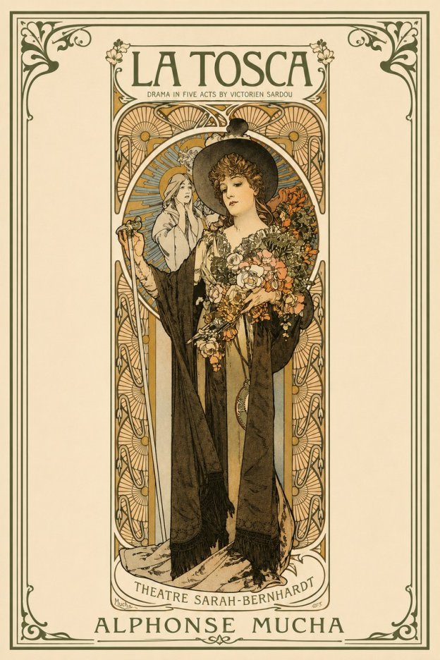 Mucha La Tosca No2 - Poster