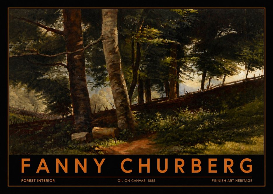 Fanny Churberg Forest Interior No6 - Poster
