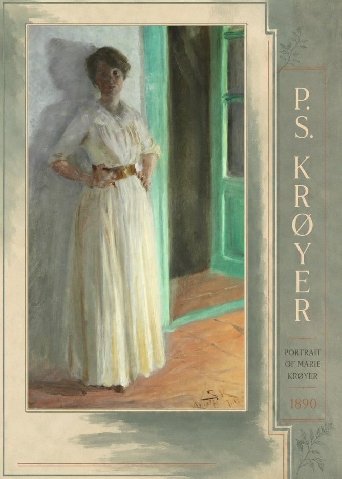 P.S. Krøyer Portrait of Marie Krøyer No2 - Poster