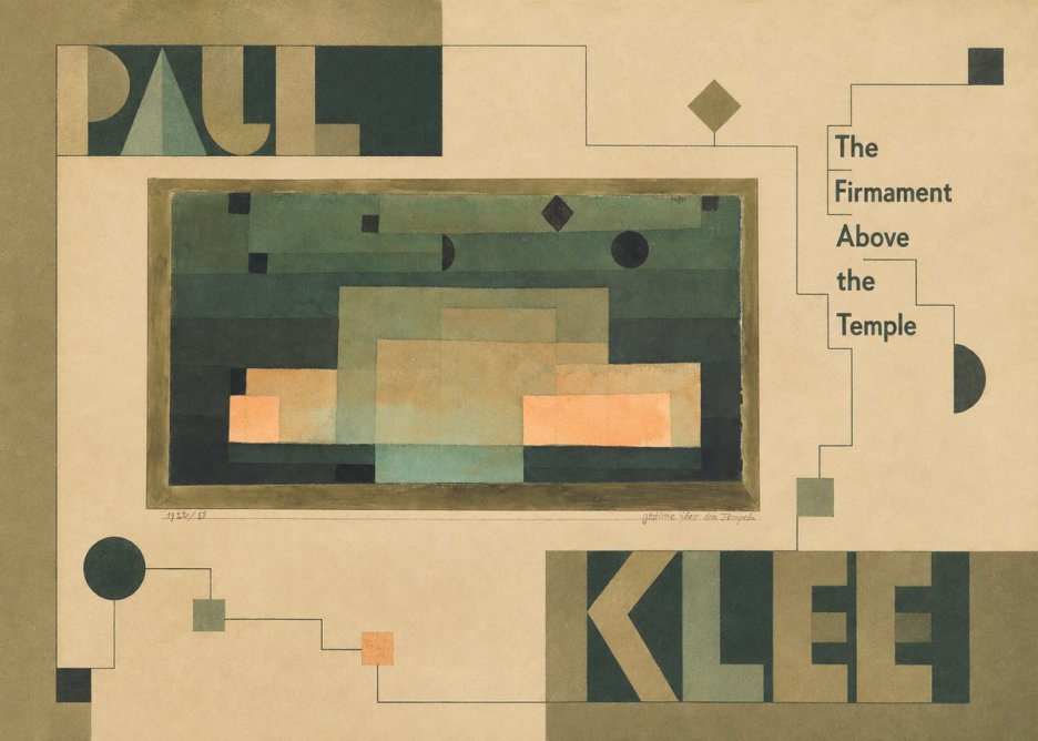 Paul Klee The Firmament Above the Temple No5 - Poster