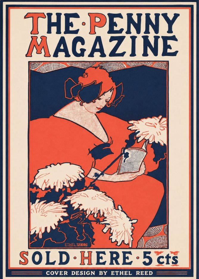 Ethel Reed The Penny Magazine No3 - Poster