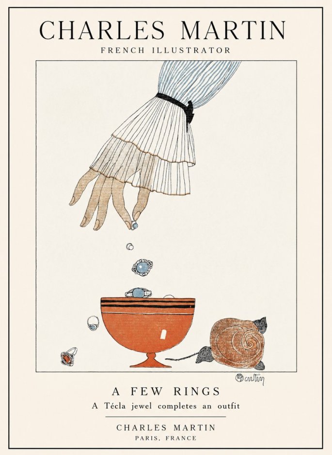 Charles Martin Some Jewels No4 - Poster