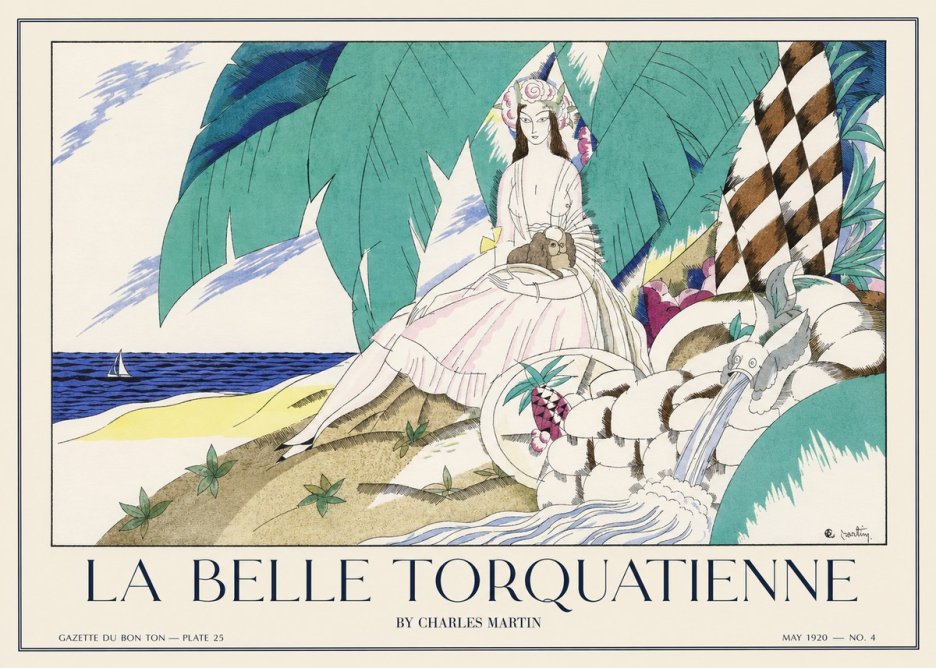 Charles Martin La Belle Torquatienne No1 - Poster