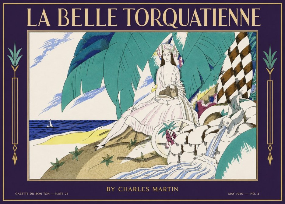 Charles Martin La Belle Torquatienne No2 - Poster