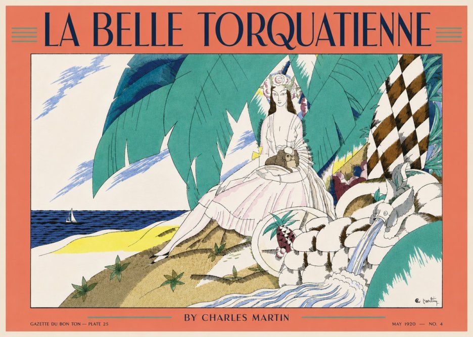 Charles Martin La Belle Torquatienne No4 - Poster