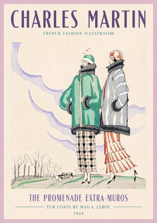 Charles Martin The Promenade Extra-muros No3 - Poster