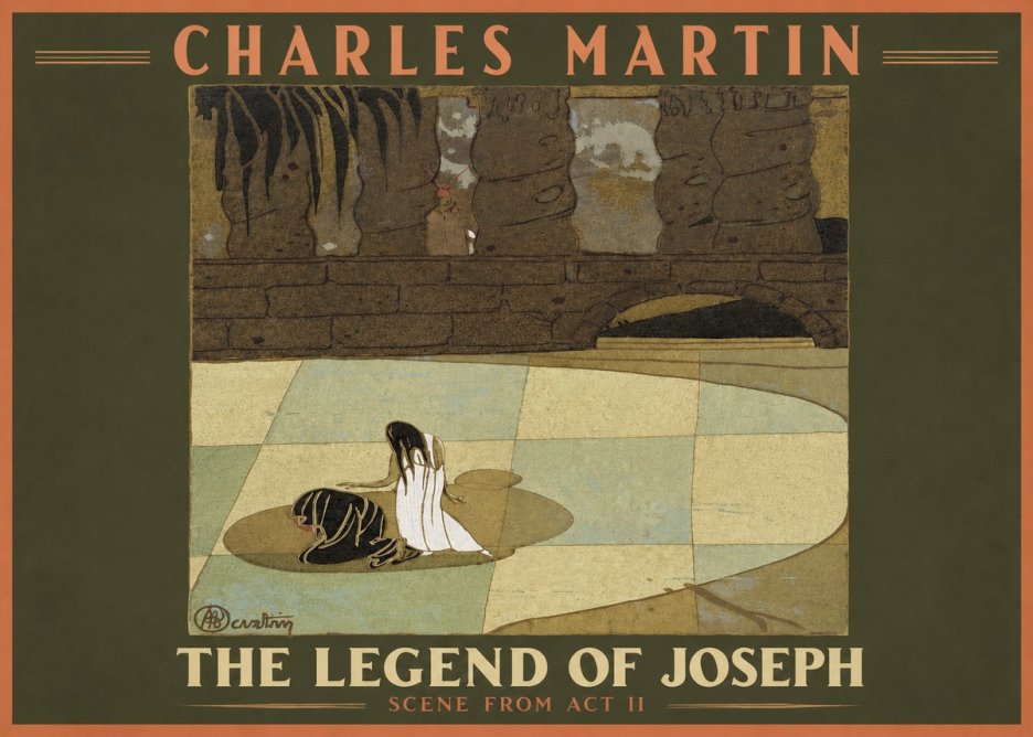Charles Martin The Legend of Joseph - Scene from Act Ii No2 - Poster