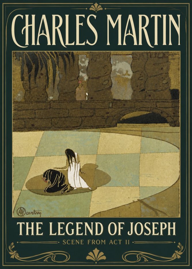 Charles Martin The Legend of Joseph - Scene from Act Ii No6 - Poster