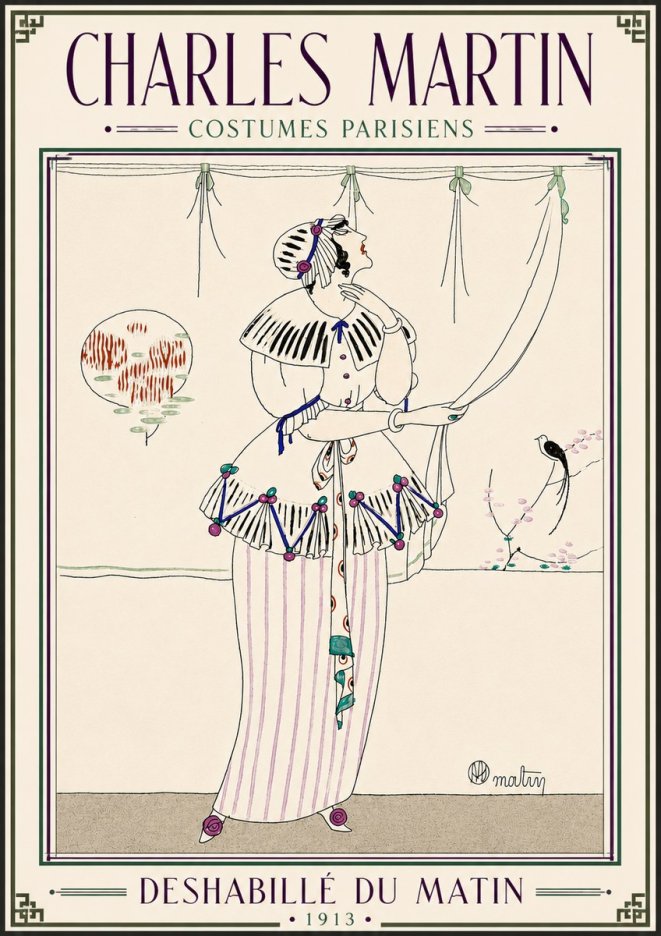 Charles Martin Deshabillé Du Matin No5 - Poster