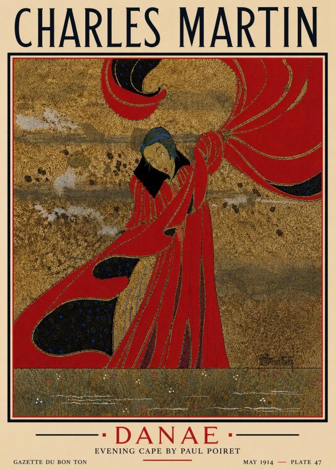 Charles Martin Danaé No5 - Poster