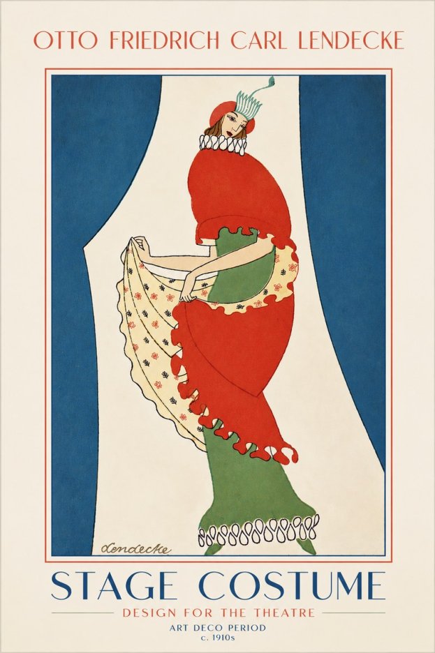 Otto Friedrich Carl Lendecke Stage Costume No5 - Poster