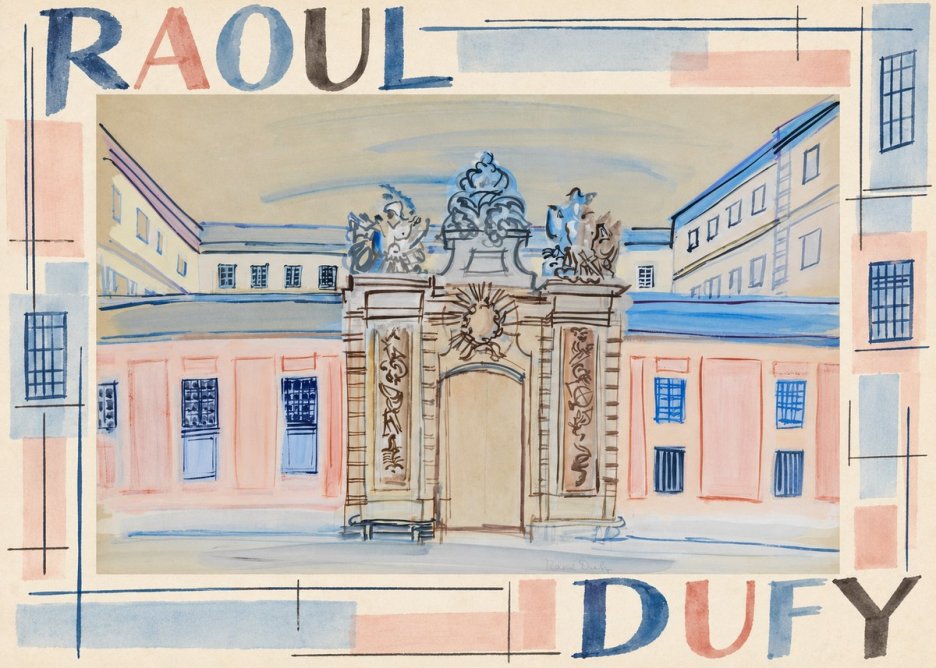 Raoul Dufy Versailles, the Grand Trianon No5 - Poster