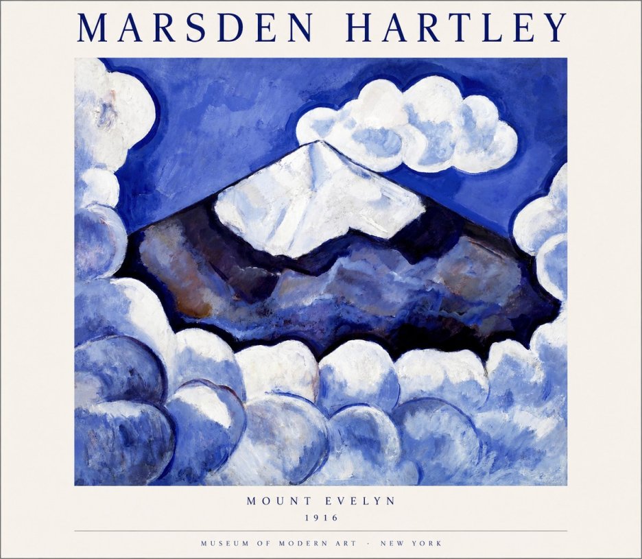 Marsden Hartley Mount Evelyn No1 - Poster
