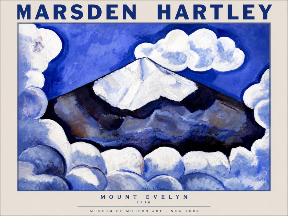 Marsden Hartley Mount Evelyn No5 - Poster