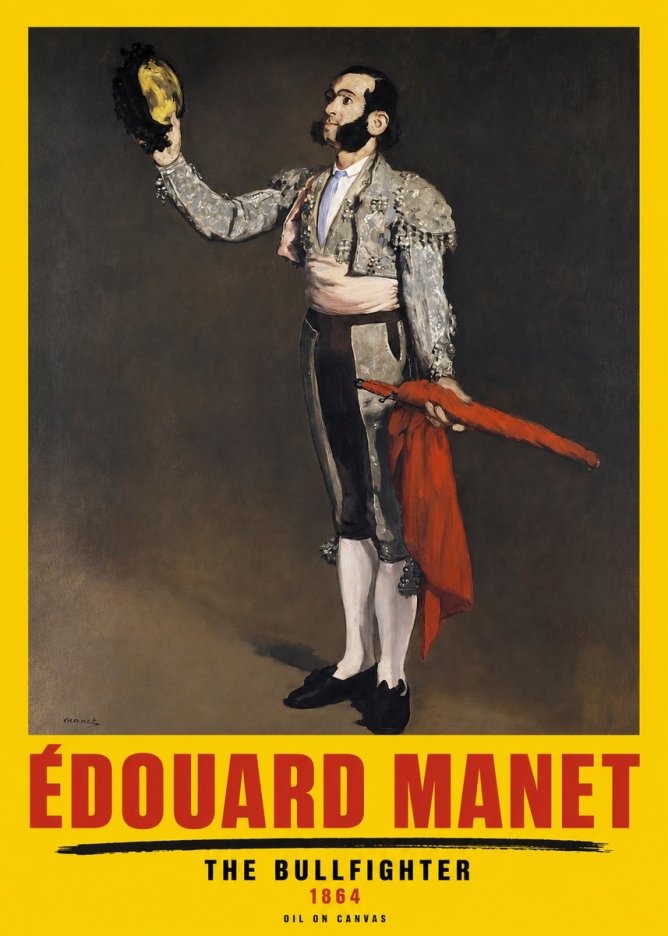 Édouard Manet The Bullfighter No2 - Poster