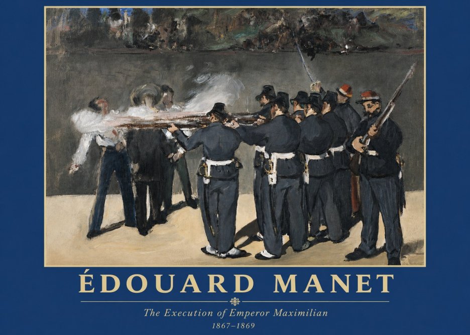 Édouard Manet The Execution of Emperor Maximilian No2 - Poster