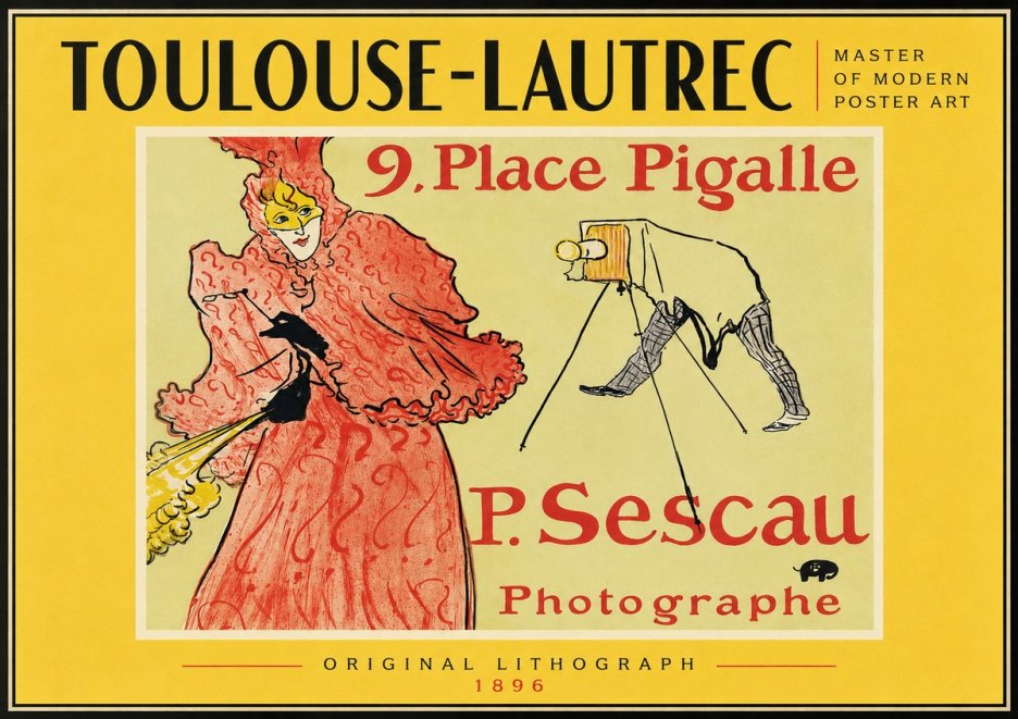 Toulouse-Lautrec 9. Place Pigalle No4 - Poster