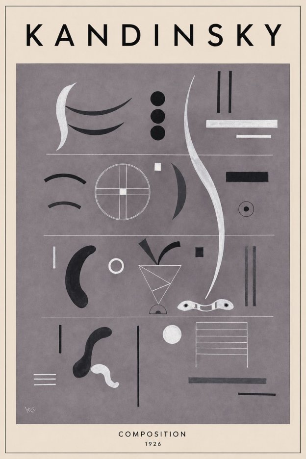 Kandinsky Composition I No2 - Poster