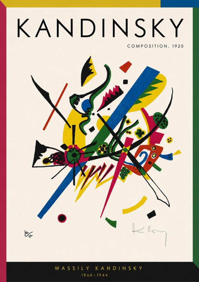 Kandinsky Composition, 1920 No2 - Poster