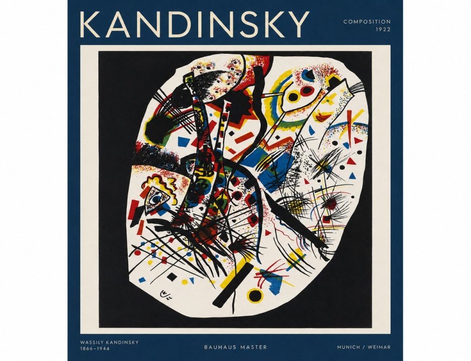 Kandinsky Composition 1922 No2 - Poster