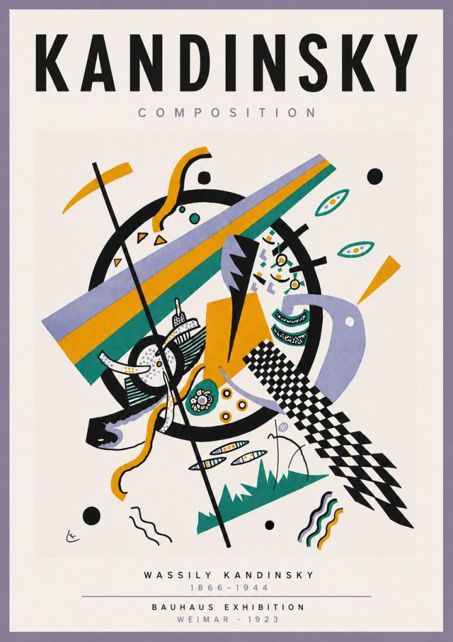 Kandinsky Composition III No5 - Poster