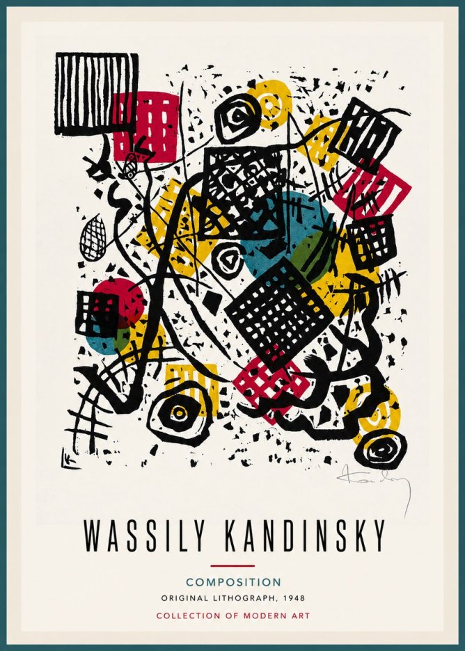 Kandinsky Composition IV No2 - Poster